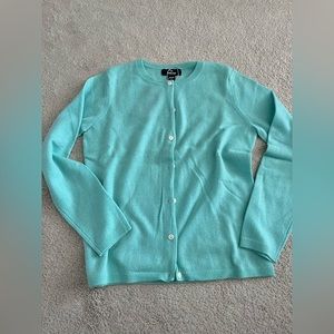 NWT - Lands End - 100% Cashmere Cardigan Sweater